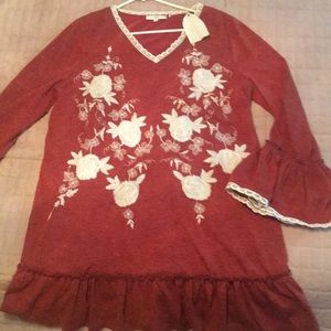 Burnt Orange Tunic/Dress